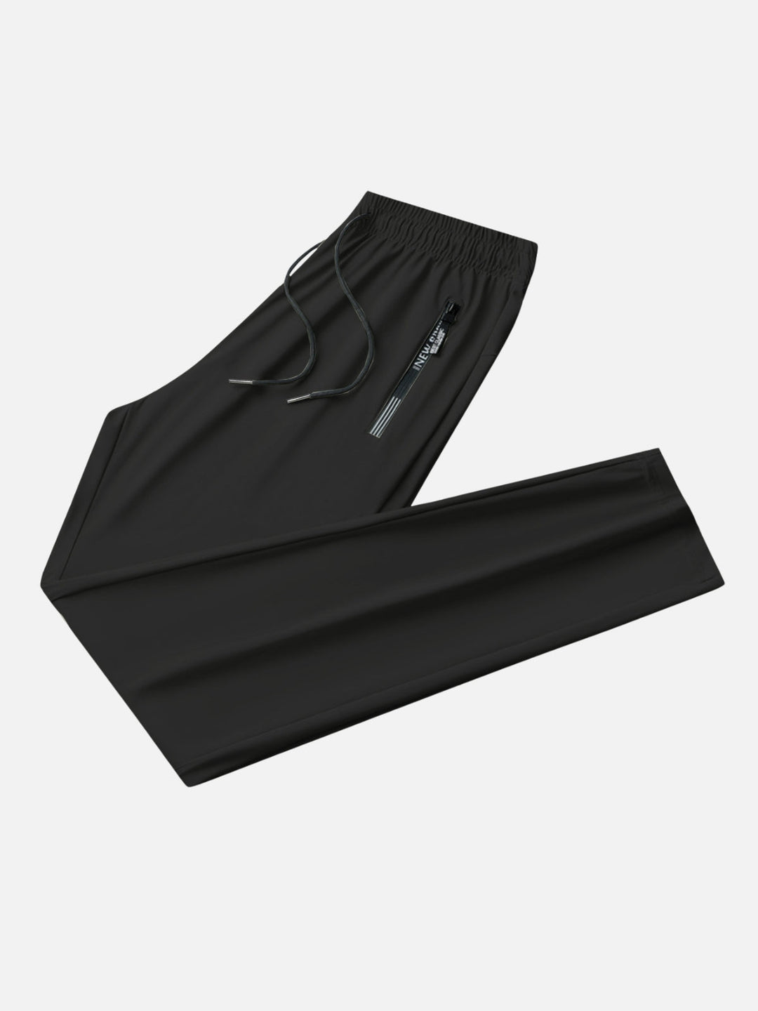 Wrinkle-Free 4-Way Stretch Zipper Joggers