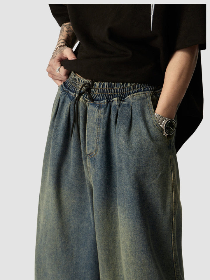 WLS Retro Washed Loose Casual Pants