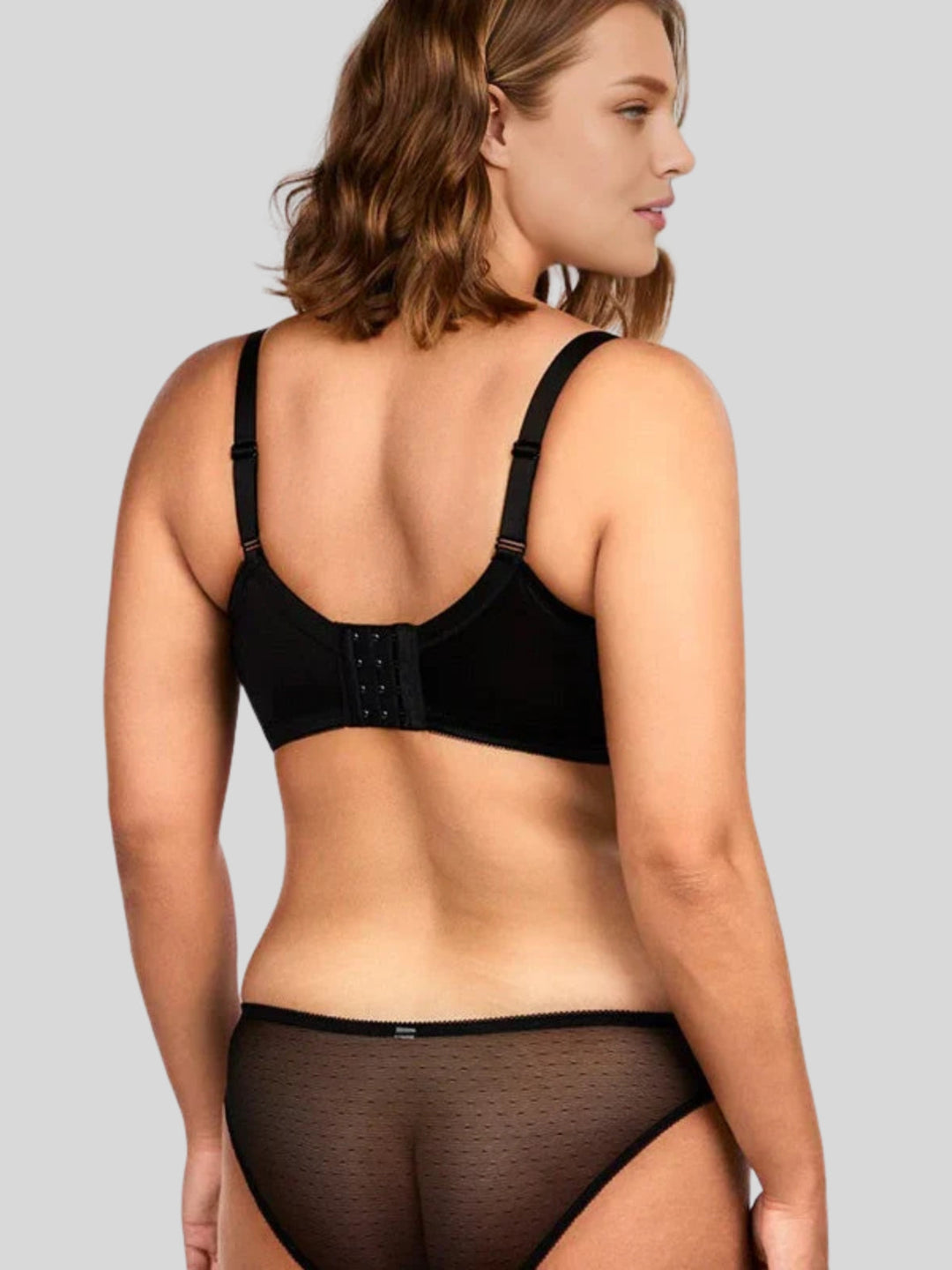 Enchante Floral Lace Unlined Comfort Non-padded Full Coverage Plus Size Underwire Bra