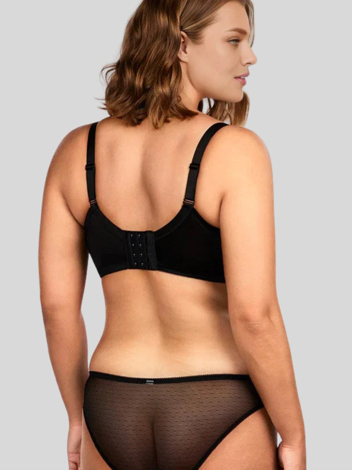 Enchante Floral Lace Unlined Comfort Non-padded Full Coverage Plus Size Underwire Bra