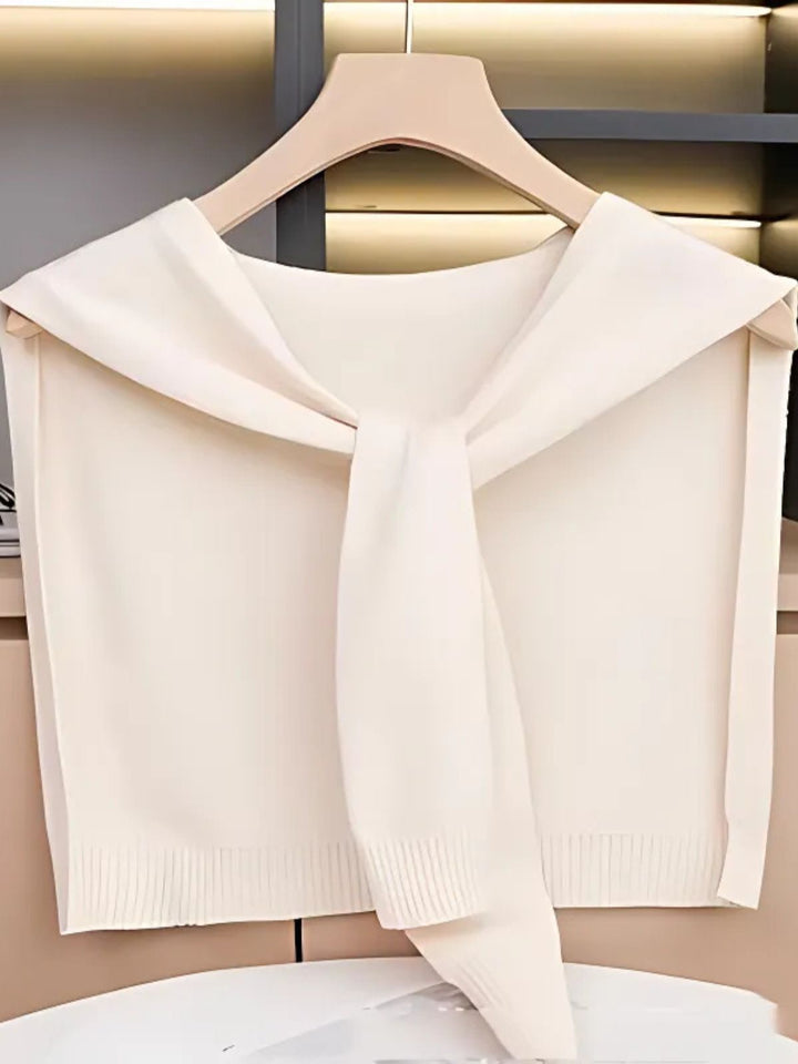 WLS Shoulder Pad Waistcoat Wool Scarf