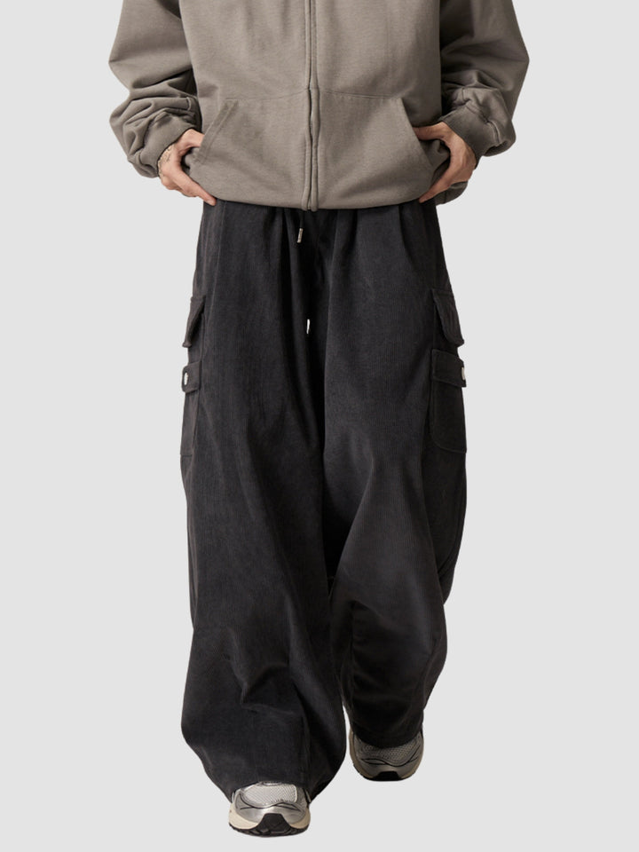 WLS Loose Corduroy Cargo Pants
