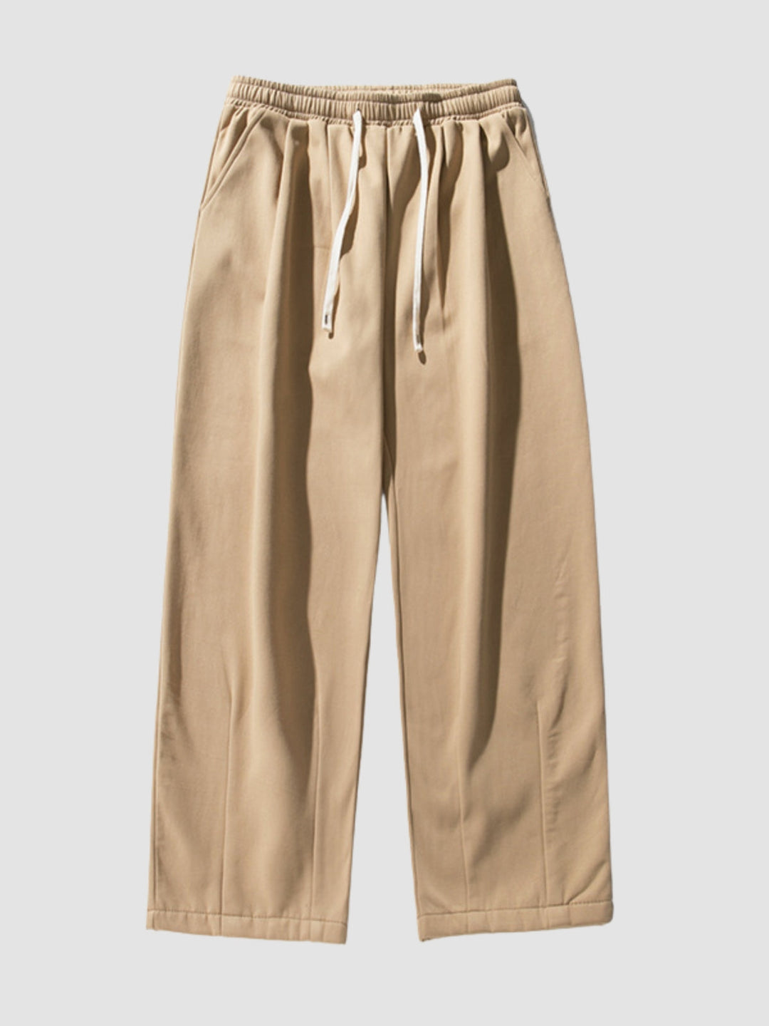 WLS Retro Pleated Loose Thickened Sweatpants