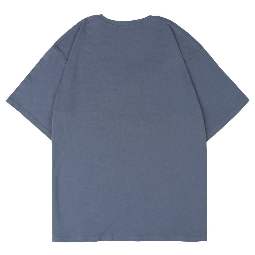 WLS Japanese Anime Travel Boy Print Cotton Tee