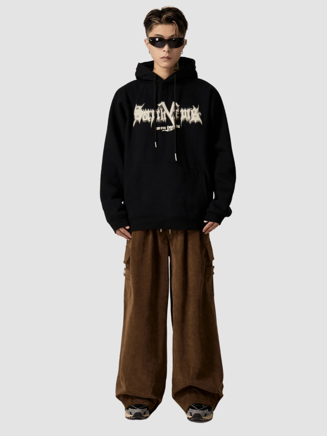 WLS Loose Corduroy Cargo Pants