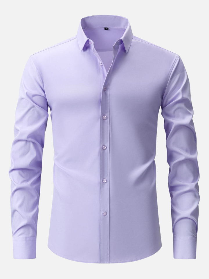 Non-Iron Extra Stretch Shirt – Natural Button Edition