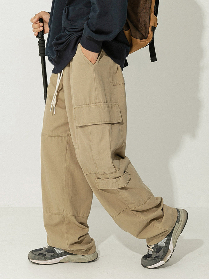 WLS Retro Japanese Loose Cargo Trousers