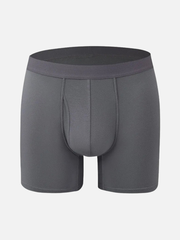 8-Pack Ultra-Comfort Bamboo Boxer Briefs – Breathable, Stretch Fit, Mid-Waist