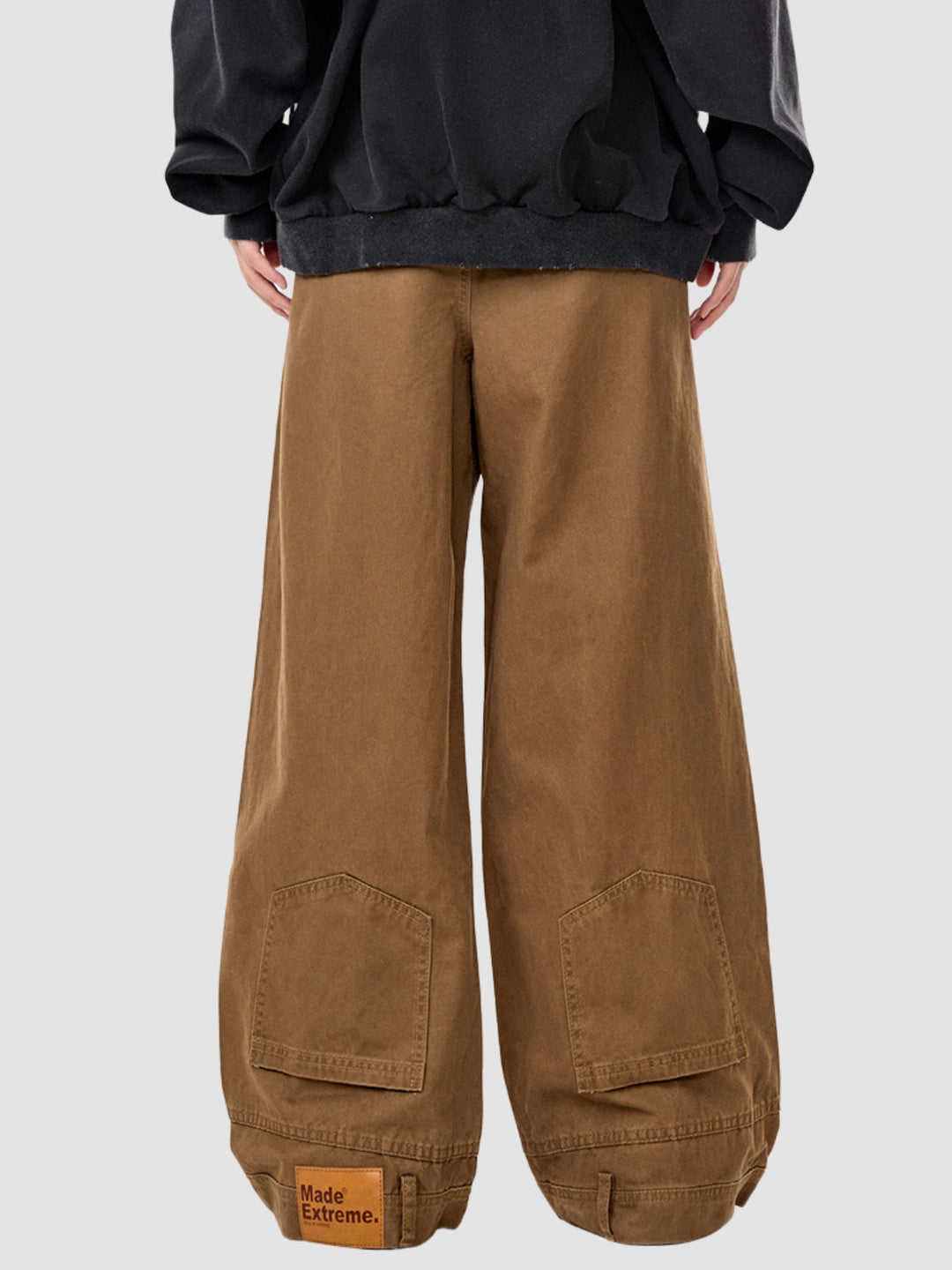 WLS American Rivet Straight-Leg Flared Pants