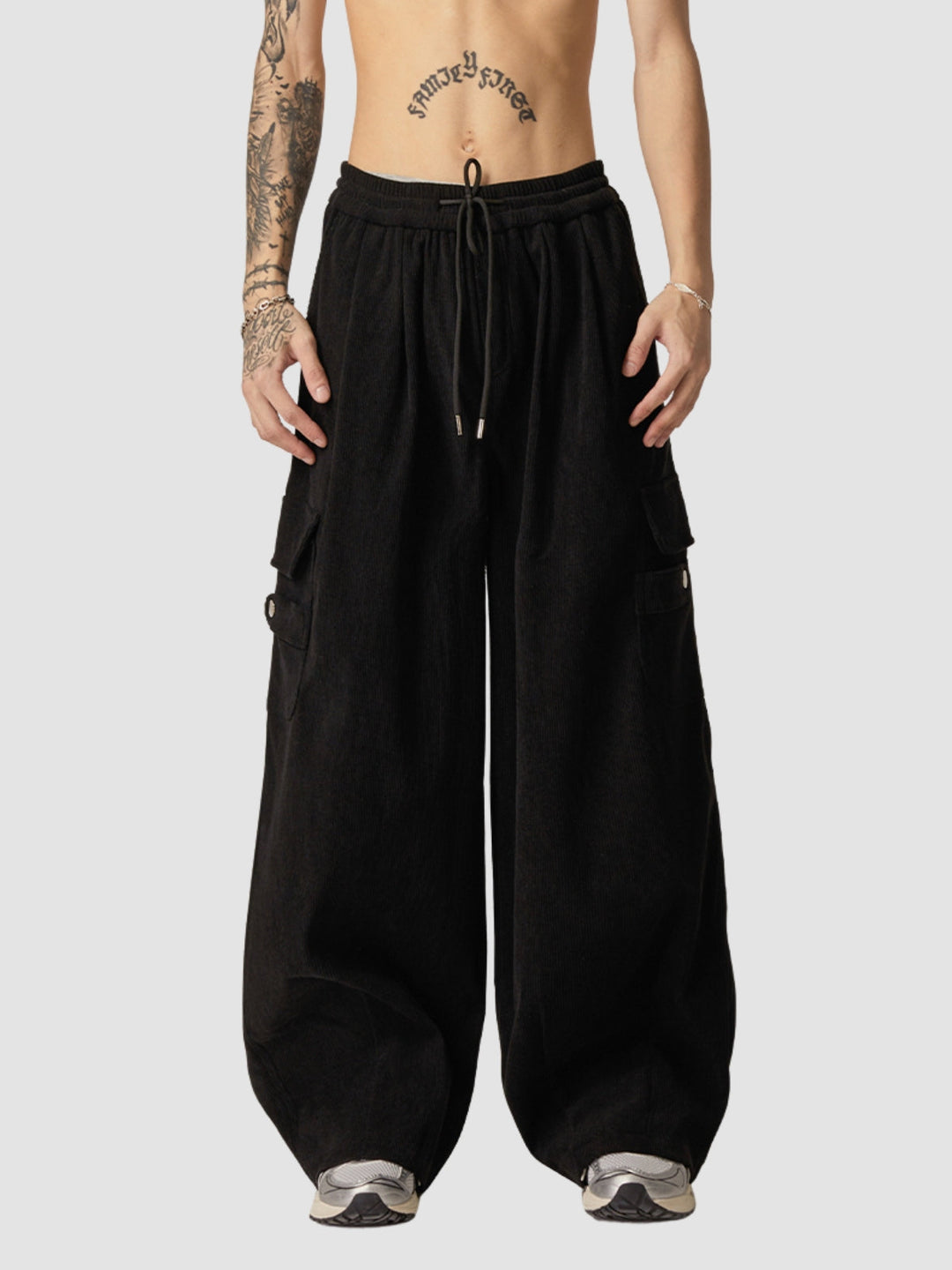 WLS Loose Corduroy Cargo Pants