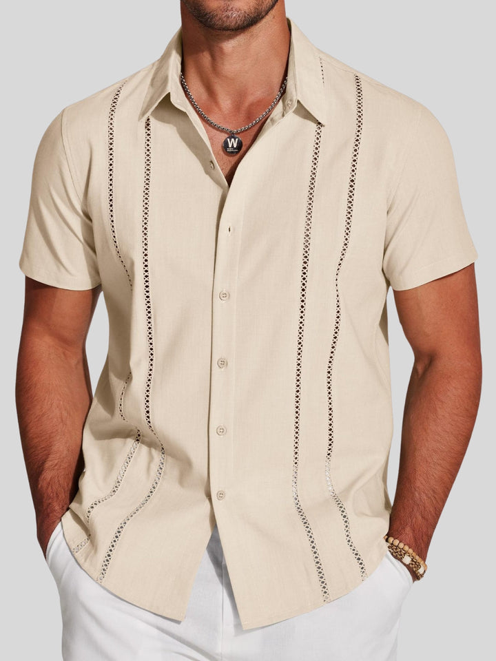 Summer Cuban Guayabera Shirt