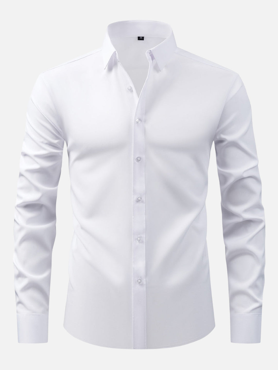 Non-Iron Extra Stretch Shirt – Natural Button Edition