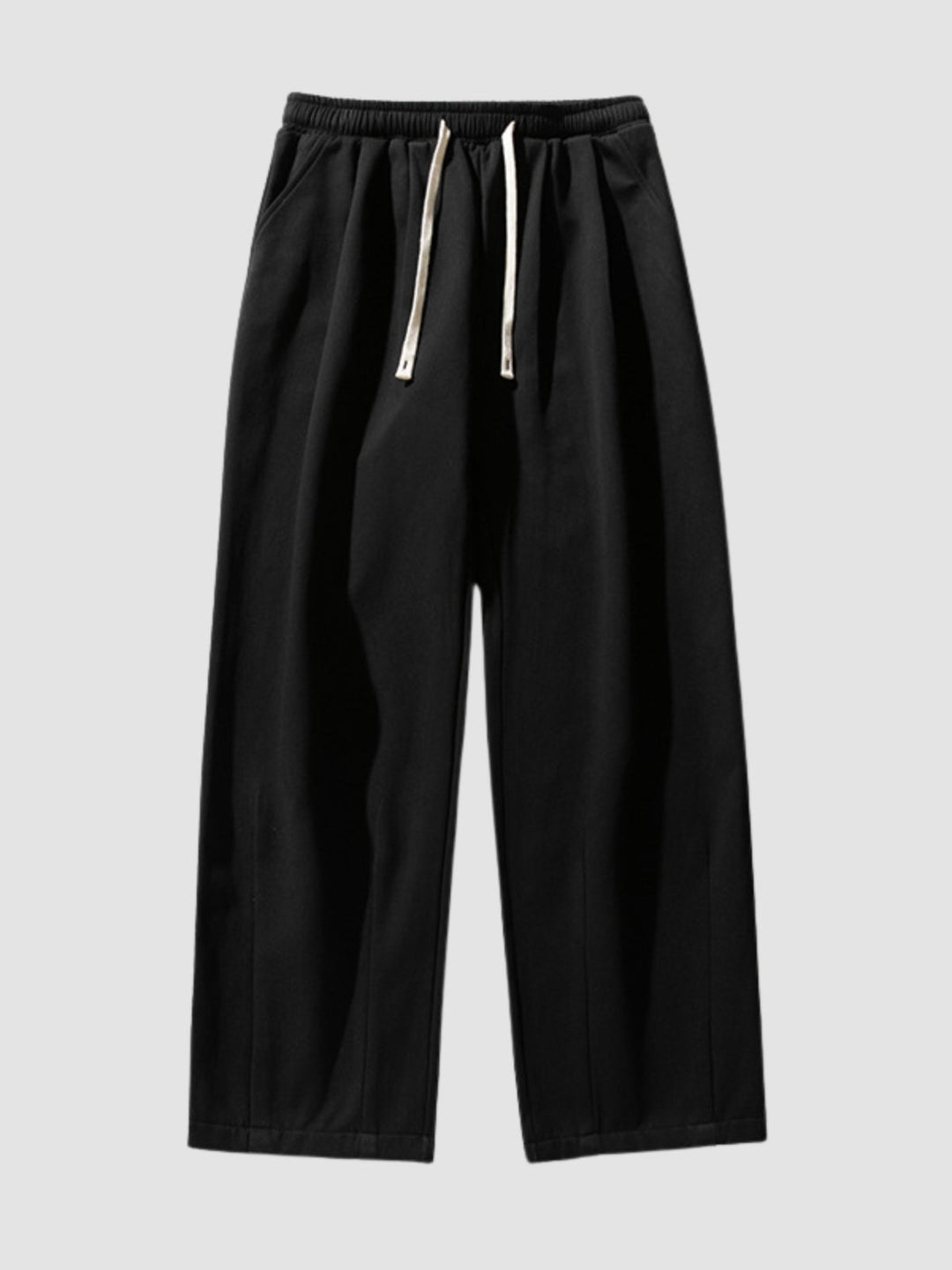 WLS Retro Pleated Loose Thickened Sweatpants