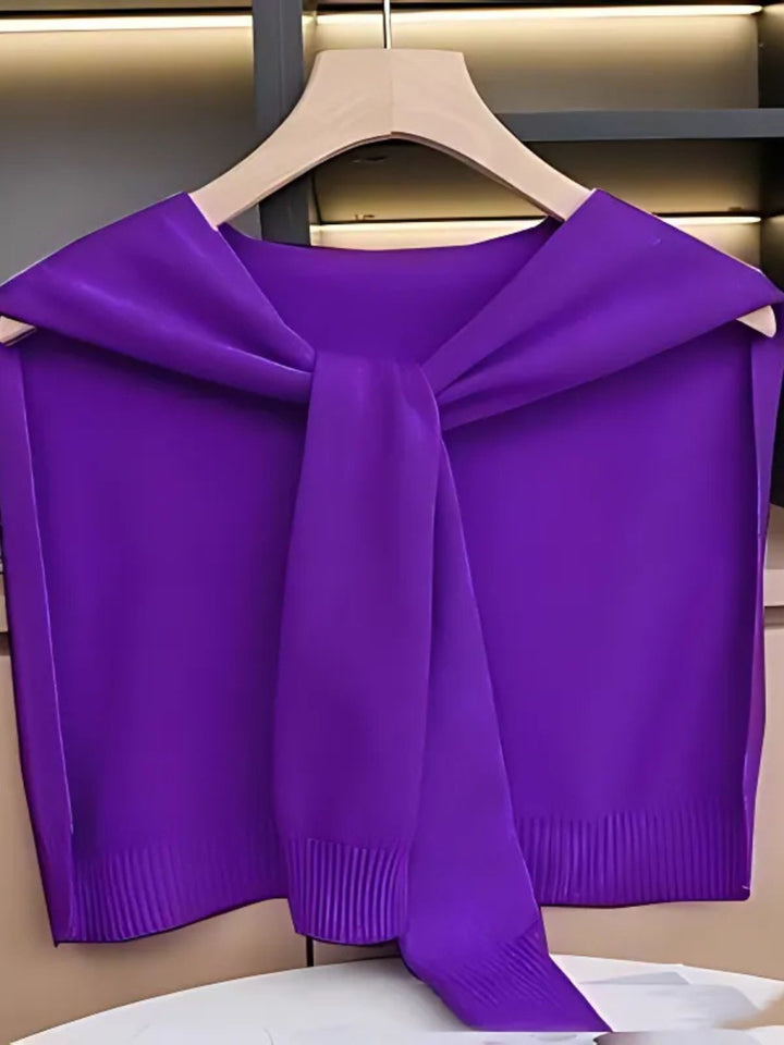 WLS Shoulder Pad Waistcoat Wool Scarf