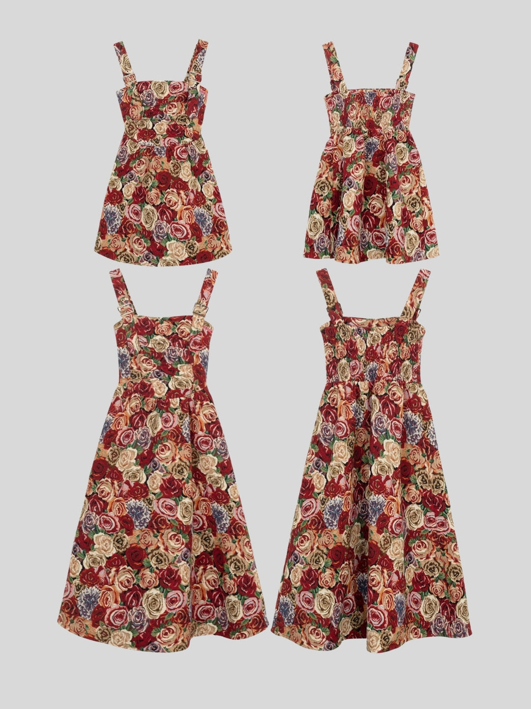 Van Gogh-Inspired Jacquard Dress – Starry Night Print (Short & Long Options)