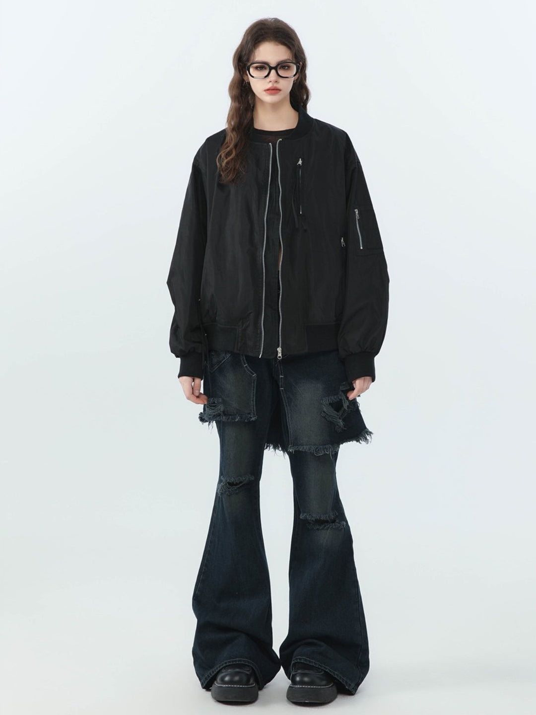 WLS Retro Multi-Pocket Flight Jacket