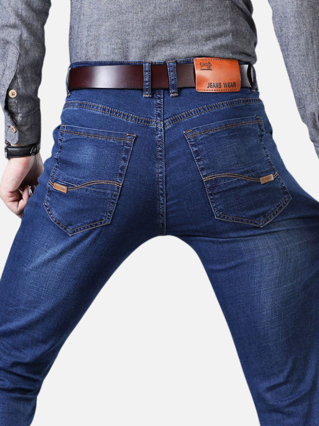 Comfort Stretch Straight-Leg Jeans