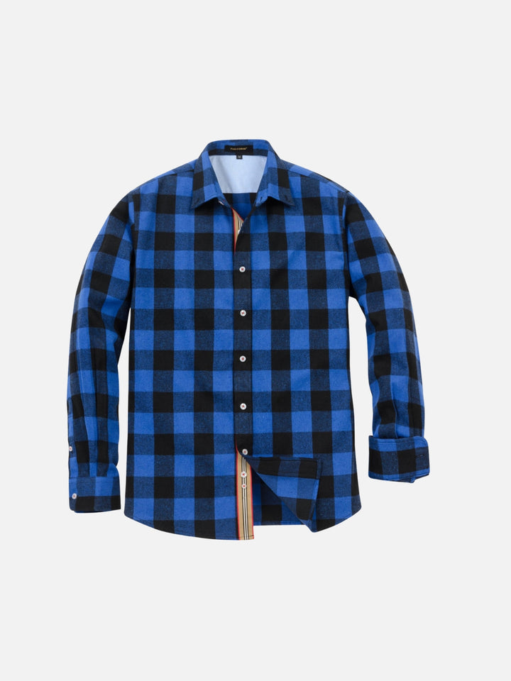 Cotton Buffalo Plaid Flannel Shirt