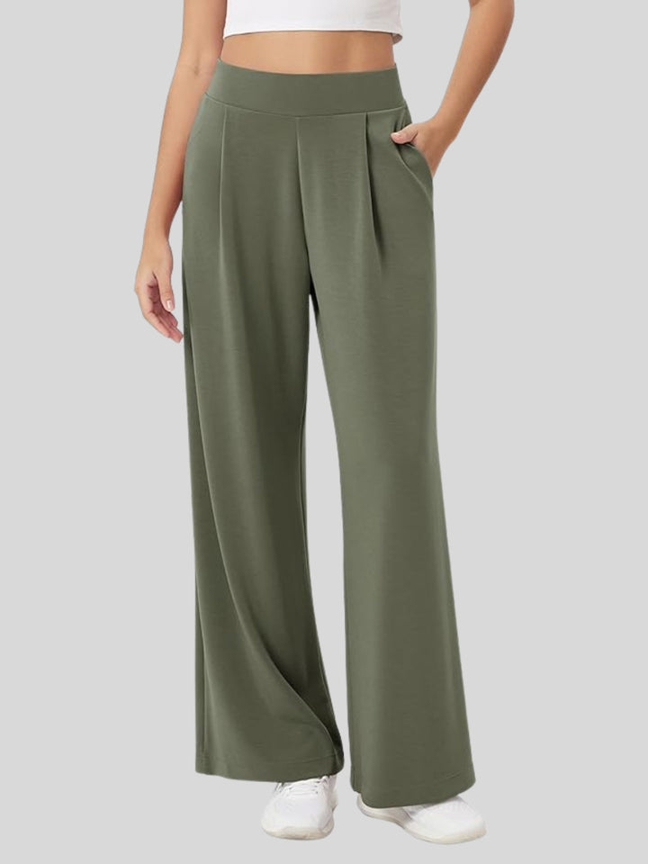 WLS Modal Blend Wide-Leg Trousers