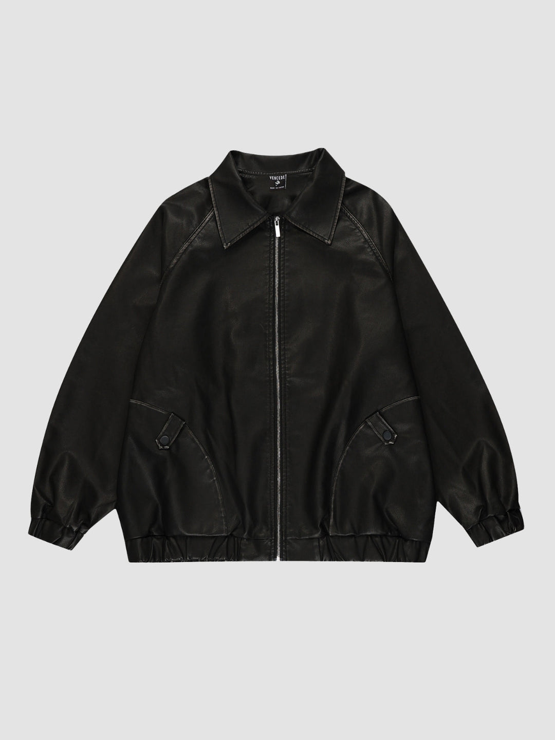 WLS Loose Maillard Leather Jacket