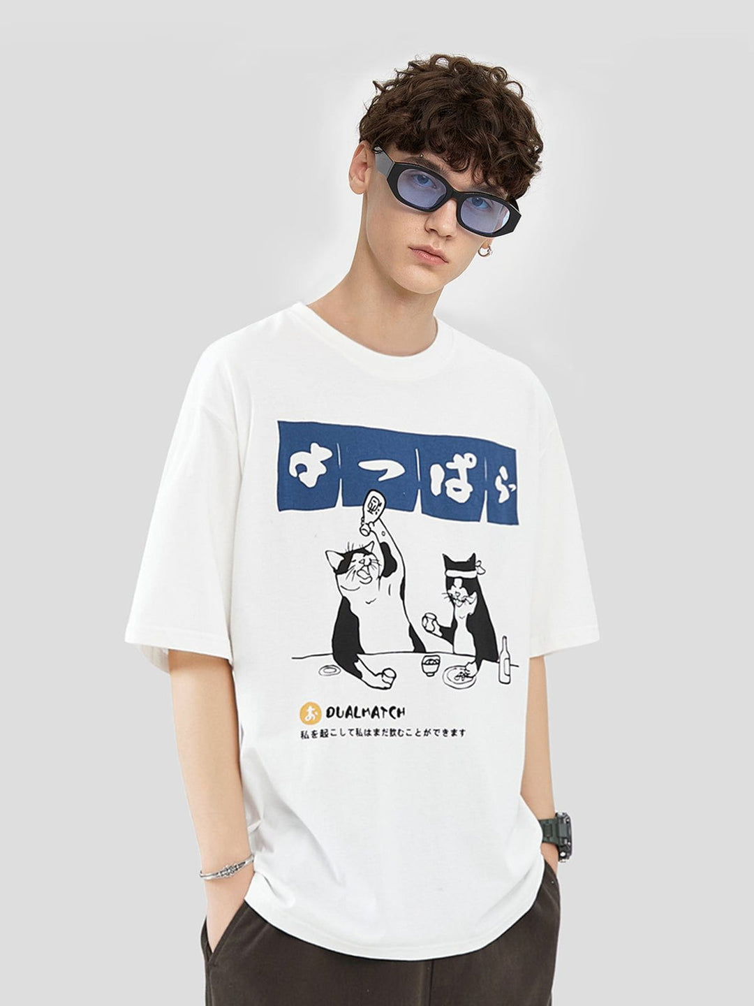 WLS The Cat After Work Print Tee