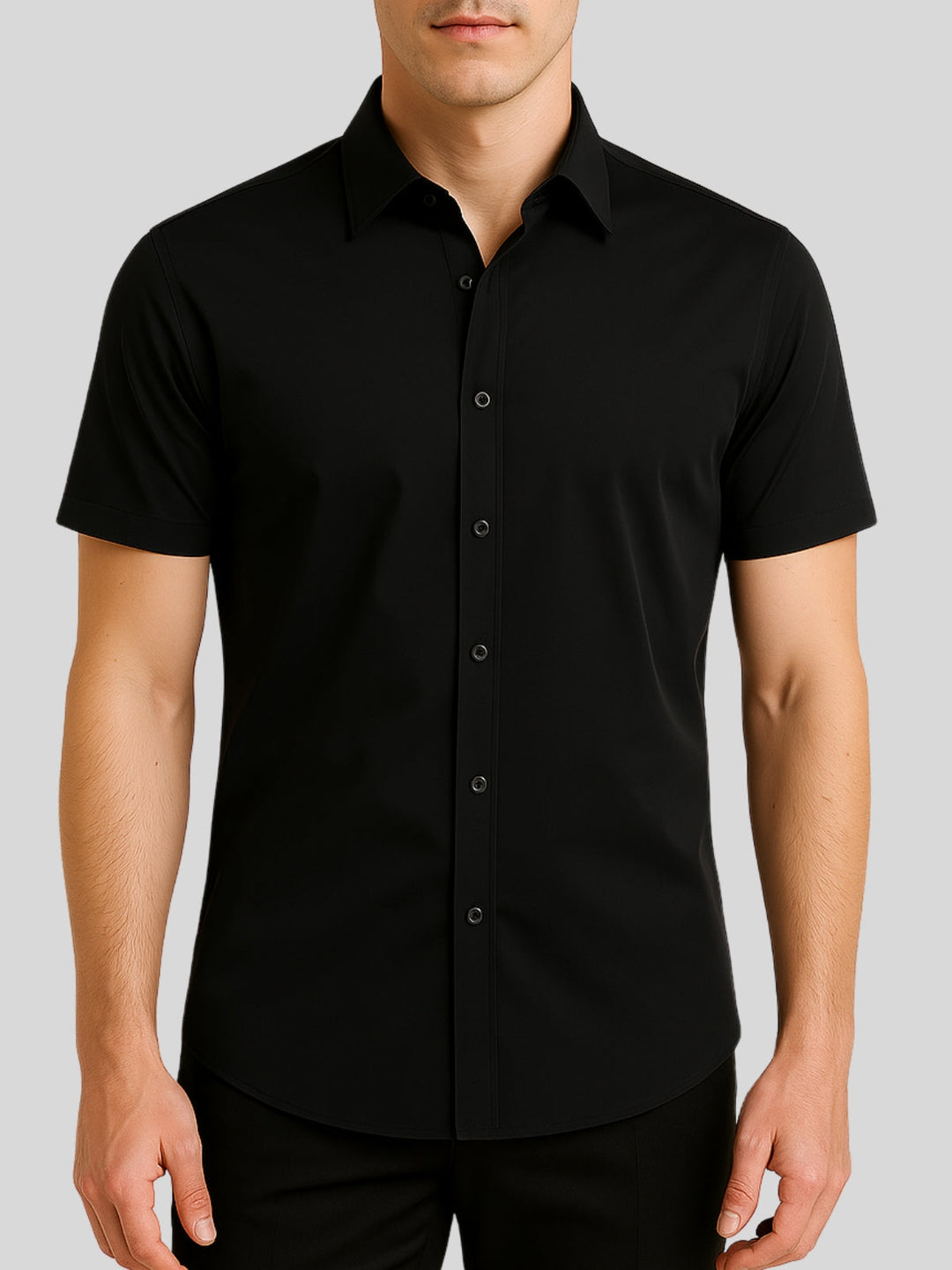 Non-Iron Stretch Tee Shirt