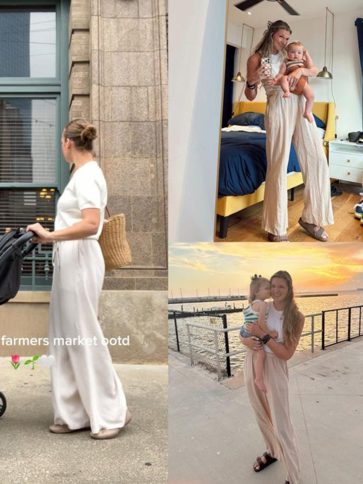 UrbanEase Drawstring Wide‑Leg Pants