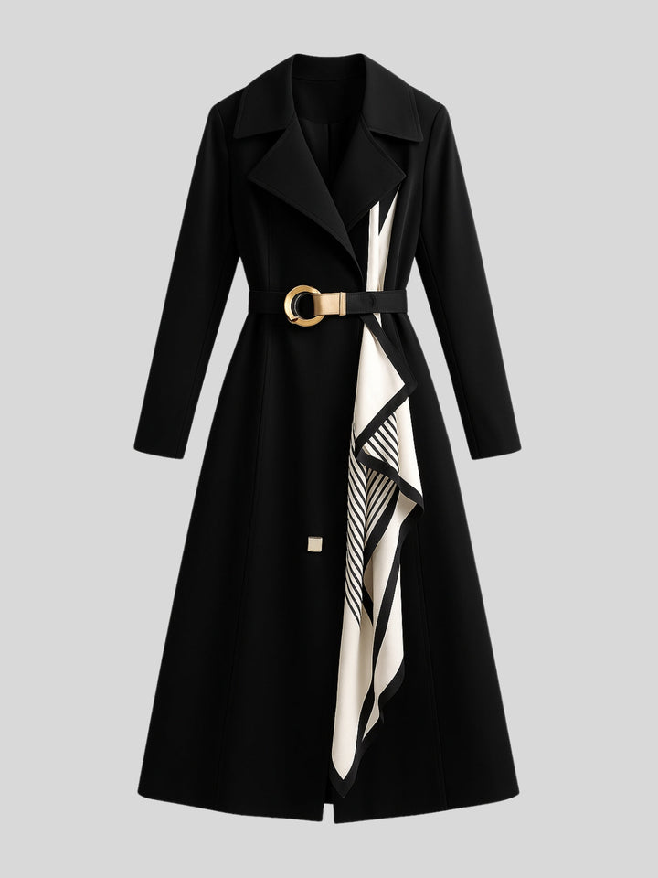 WLS Mid-Length Slim Fit Trench Coat Dress