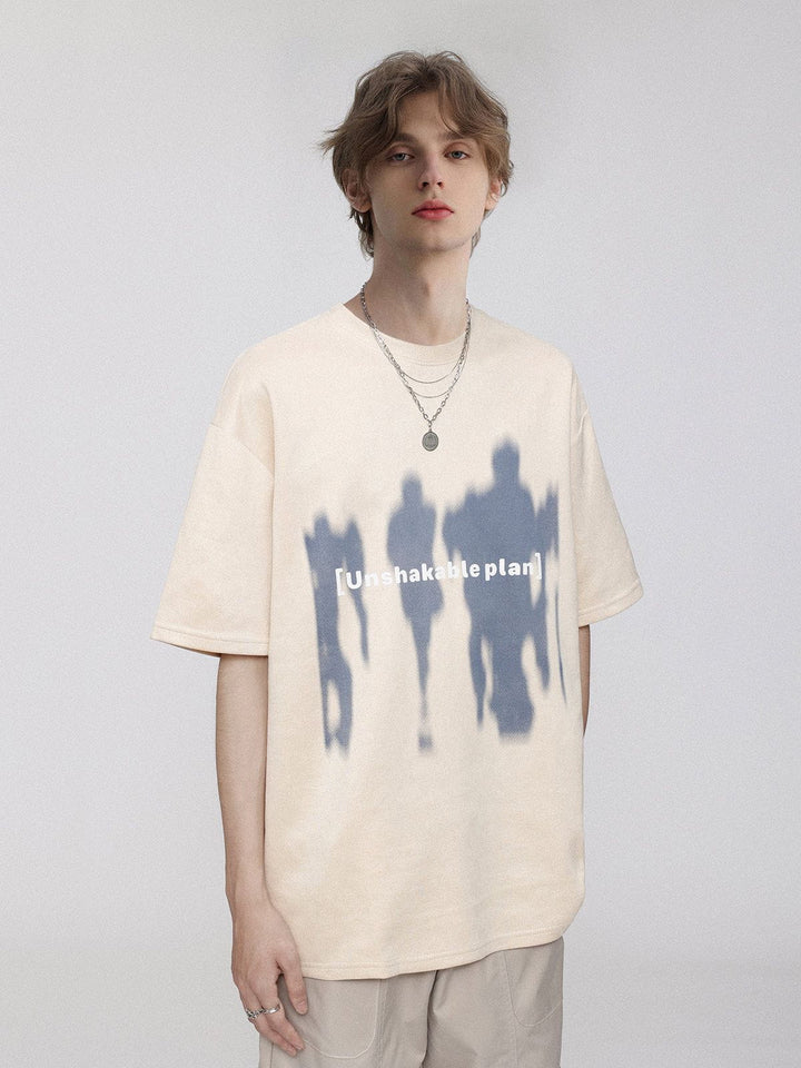 WLS Fuzzy Shadow Print Tee