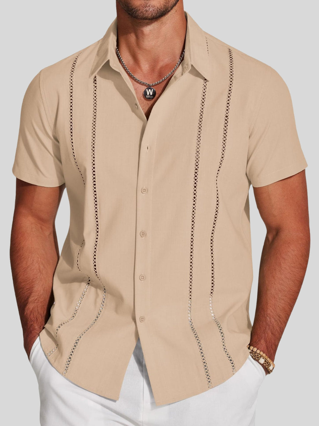 Summer Cuban Guayabera Shirt