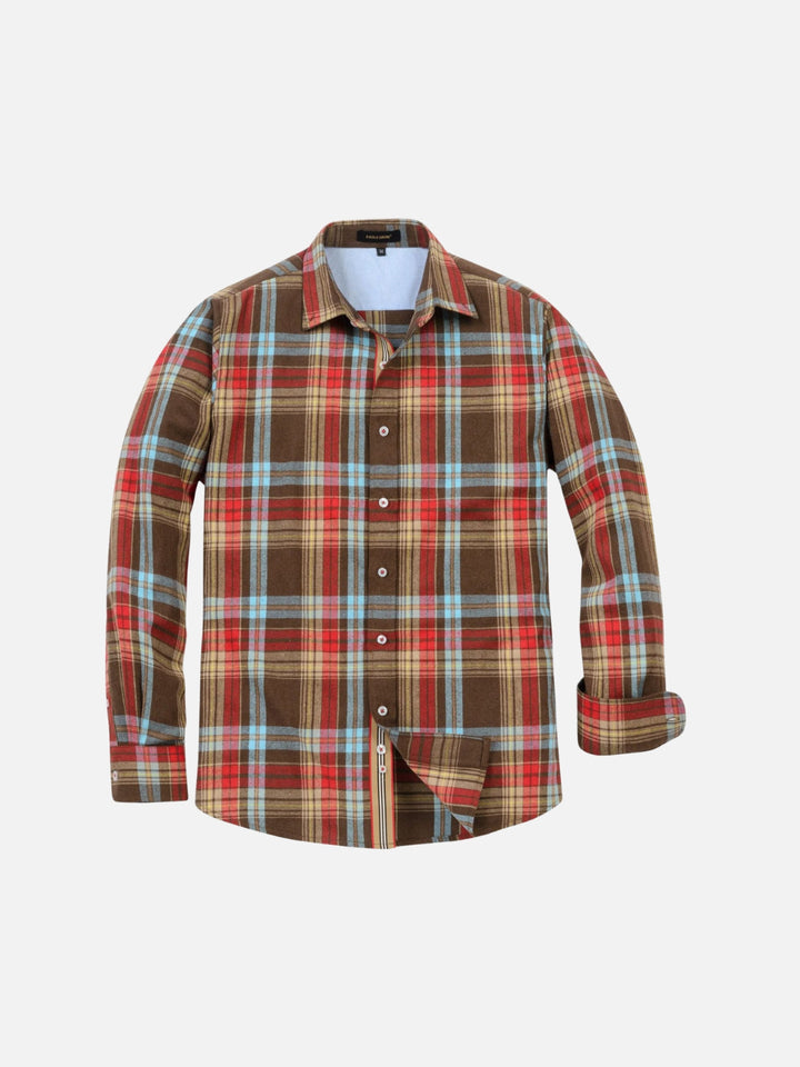 Cotton Buffalo Plaid Flannel Shirt