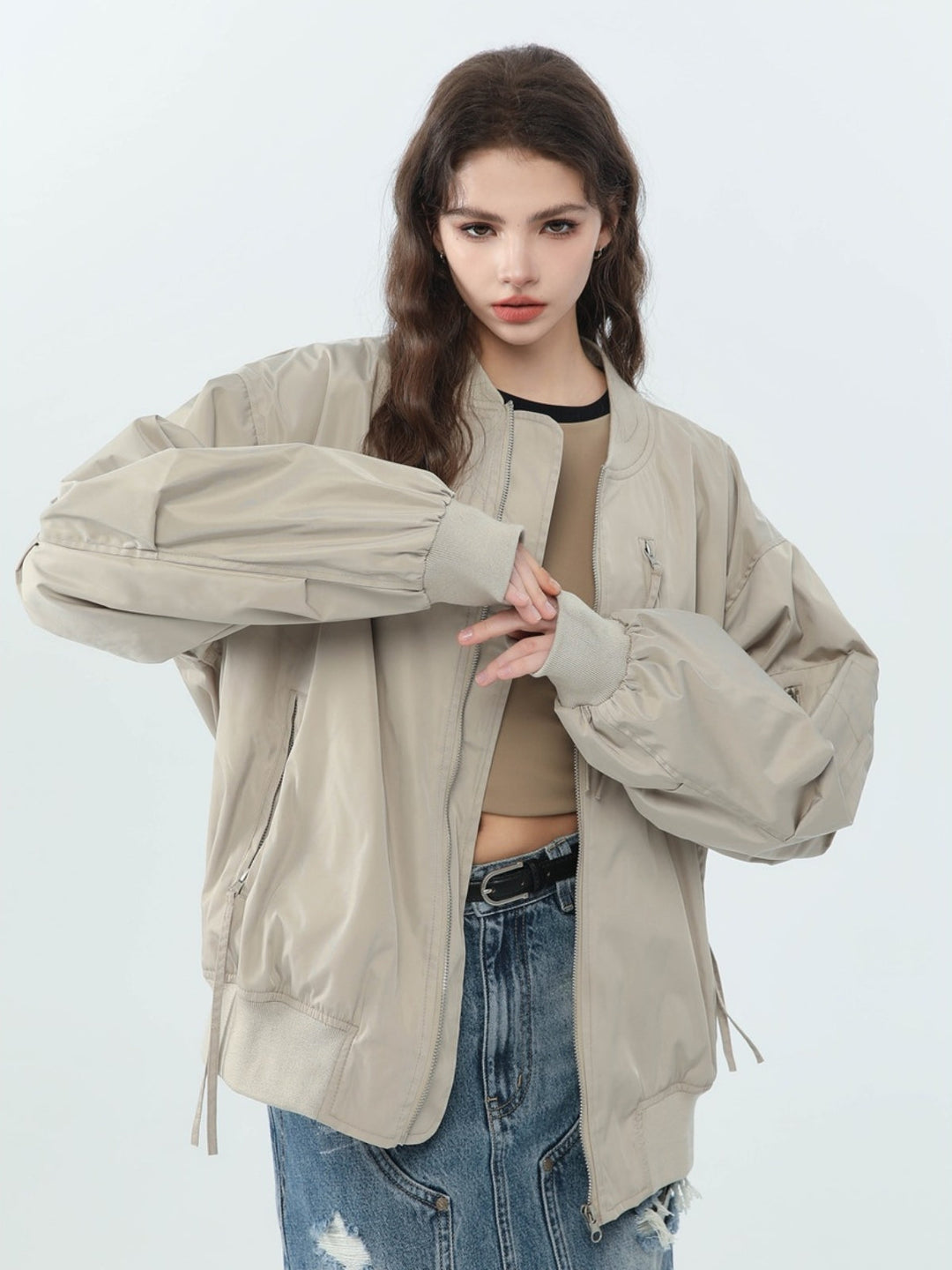 WLS Retro Multi-Pocket Flight Jacket