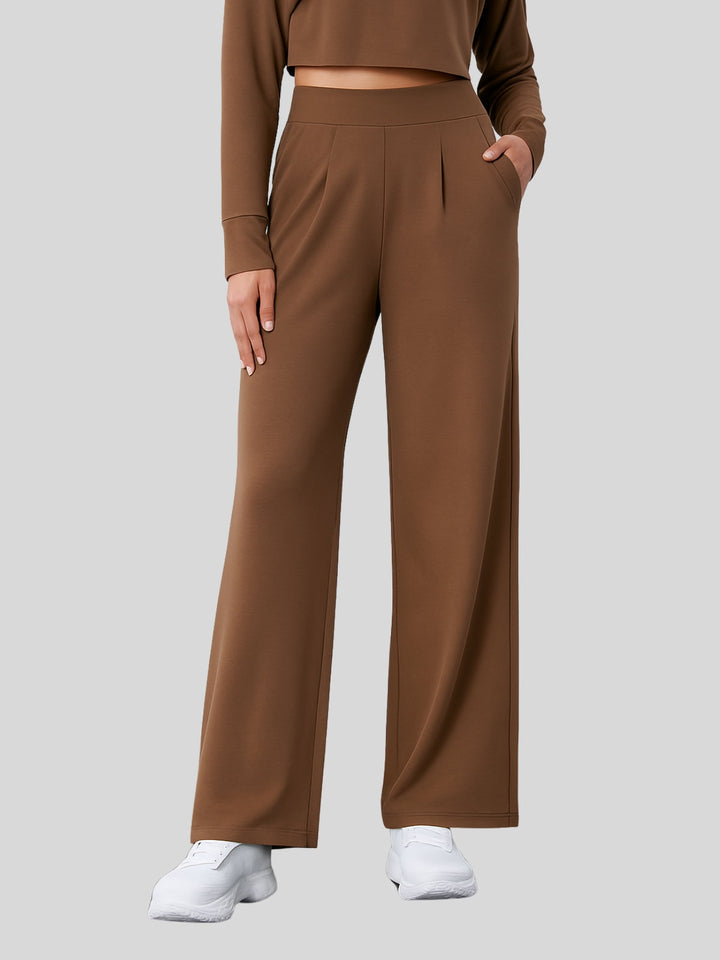 WLS Modal Blend Wide-Leg Trousers