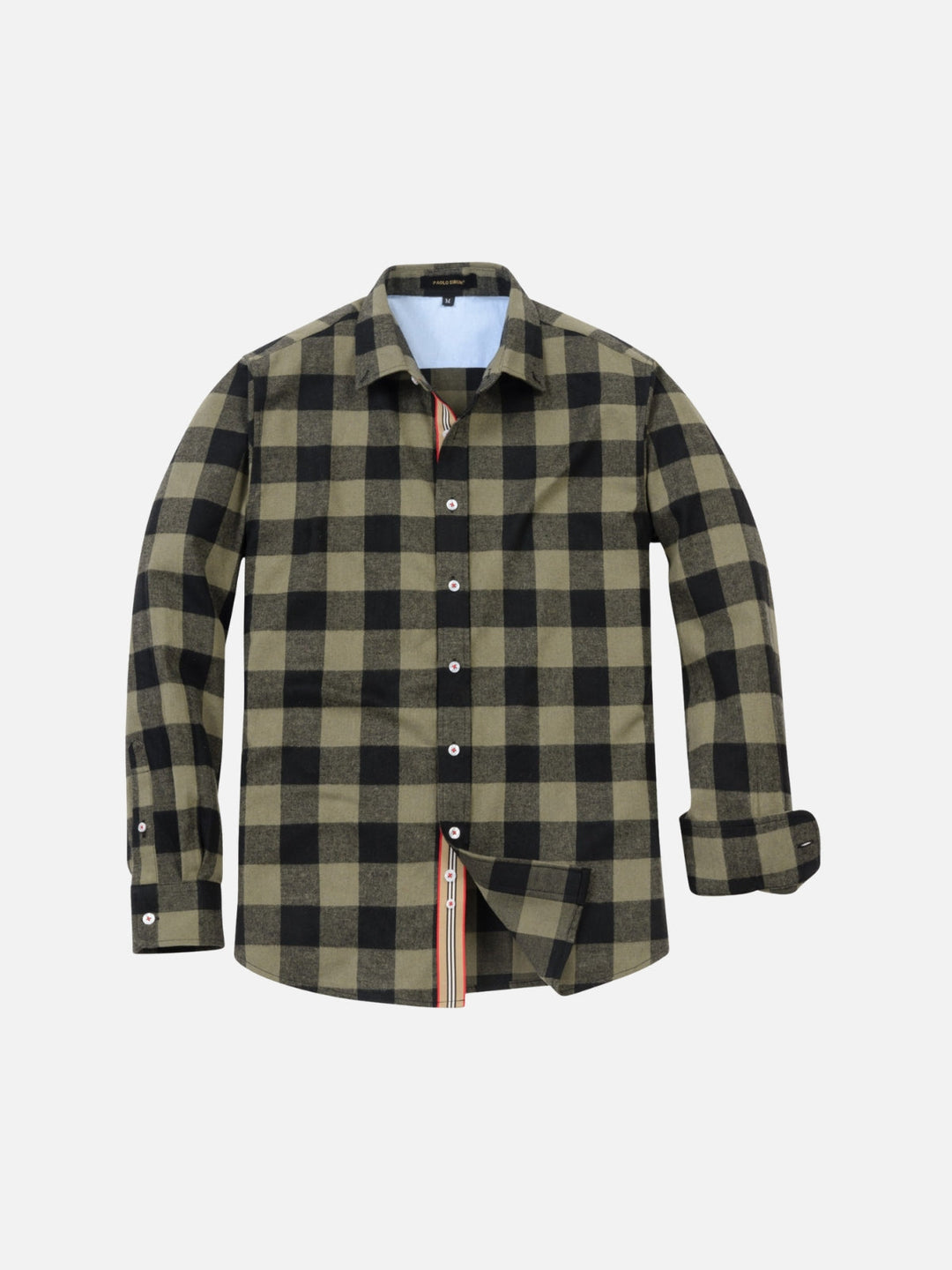 Cotton Buffalo Plaid Flannel Shirt