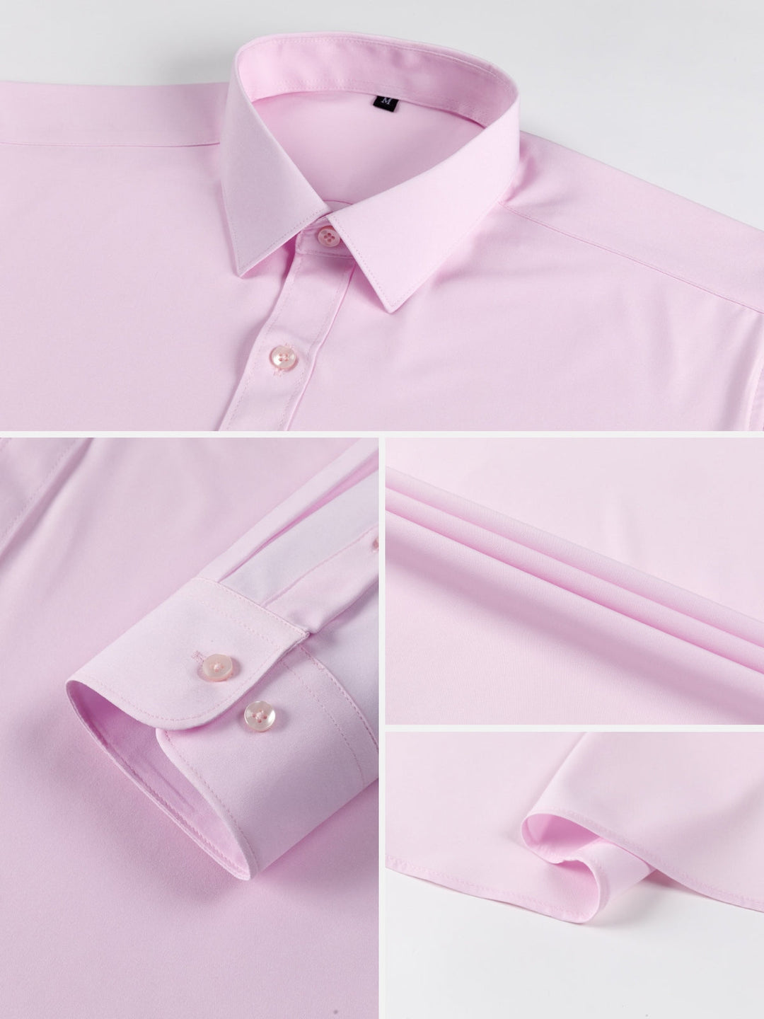 Non-Iron Extra Stretch Shirt – Natural Button Edition