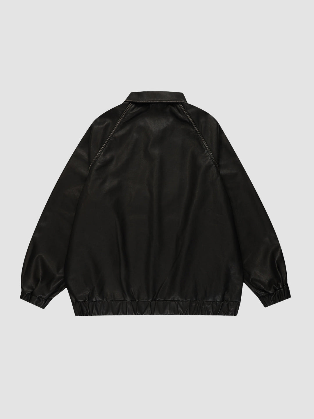 WLS Loose Maillard Leather Jacket