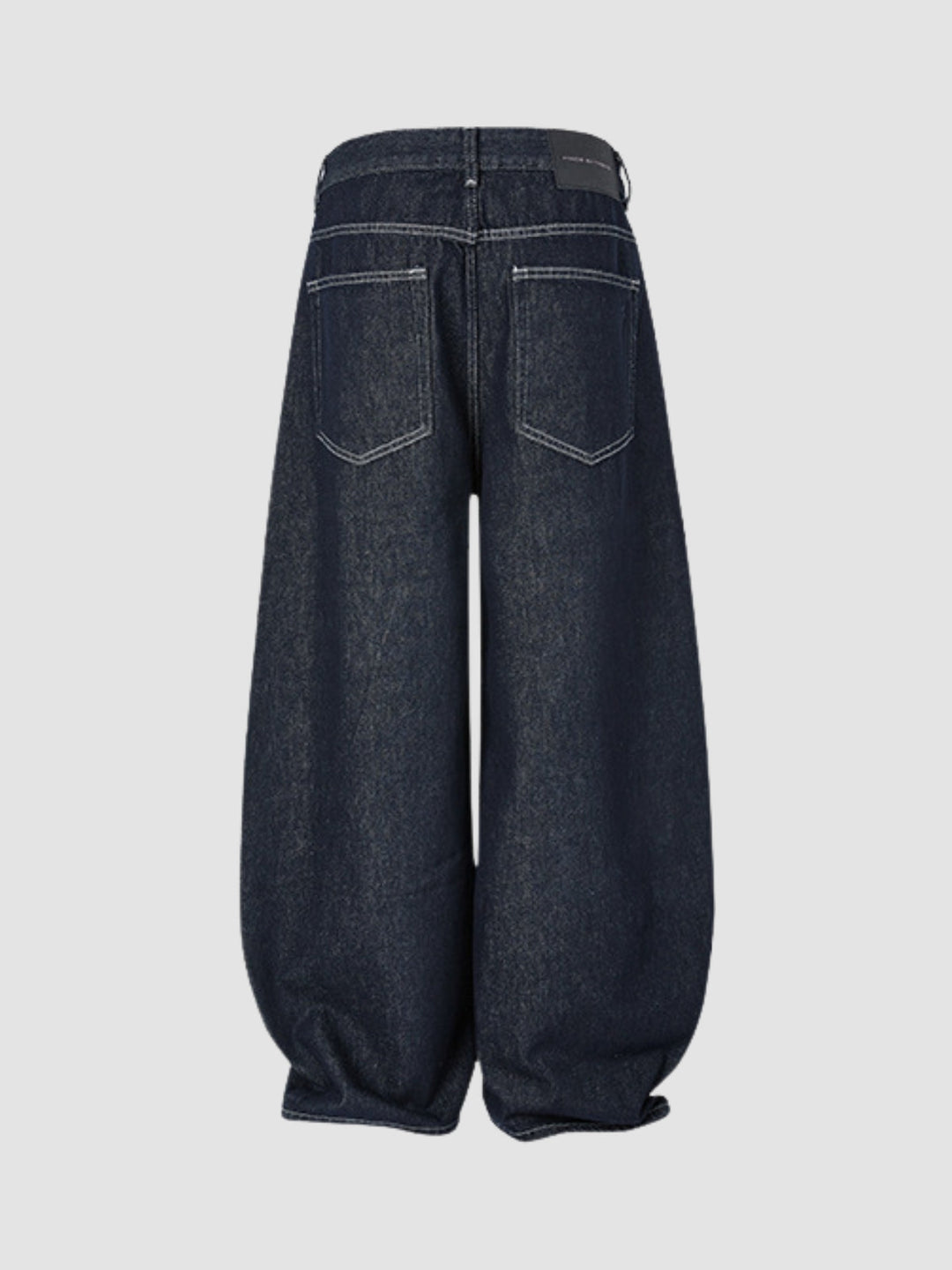 WLS American Scimitar Design Wide-Leg Jeans