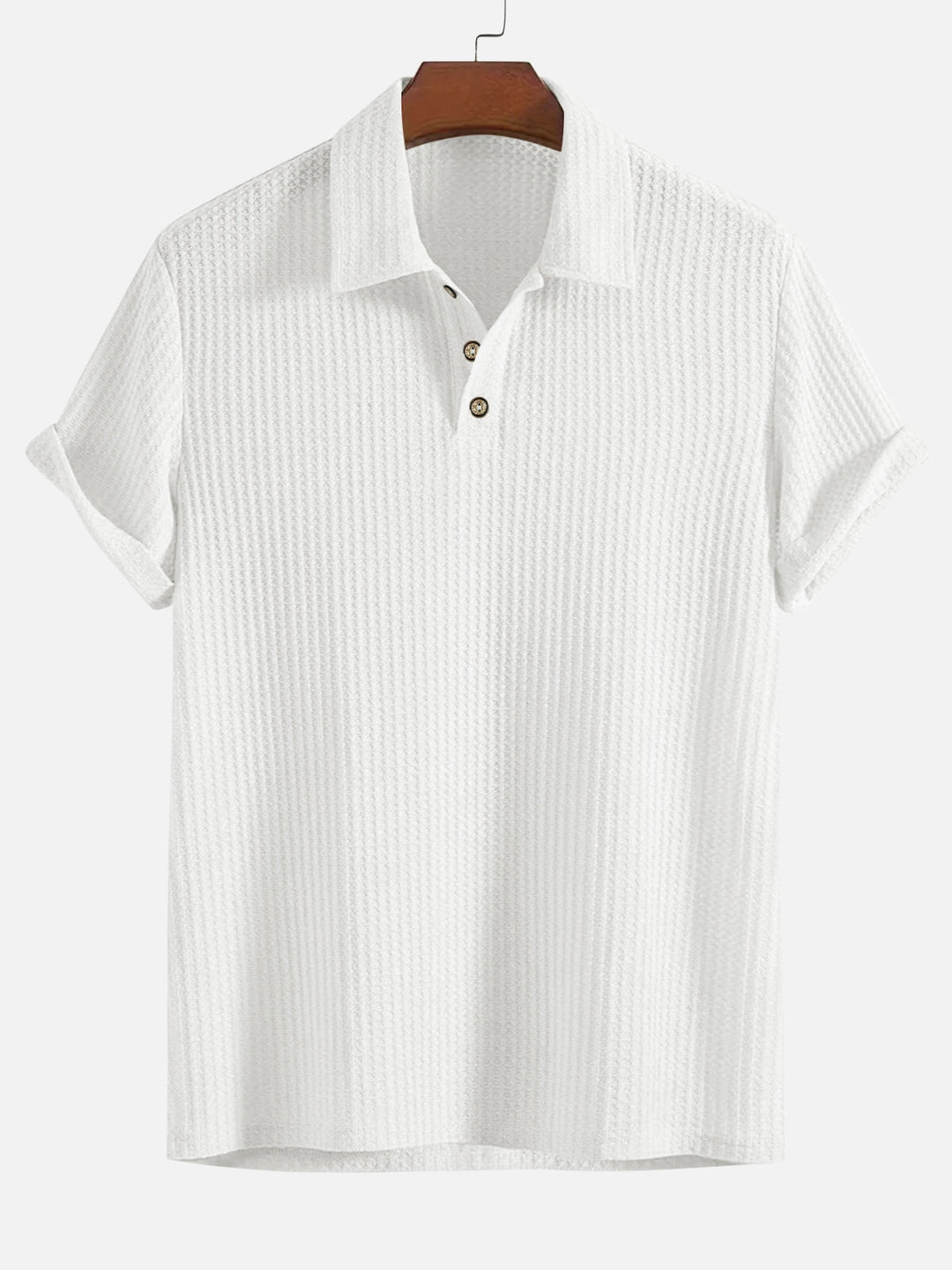 BreezeKnit™ Polo – Lightweight, Textured, and Effortlessly Cool