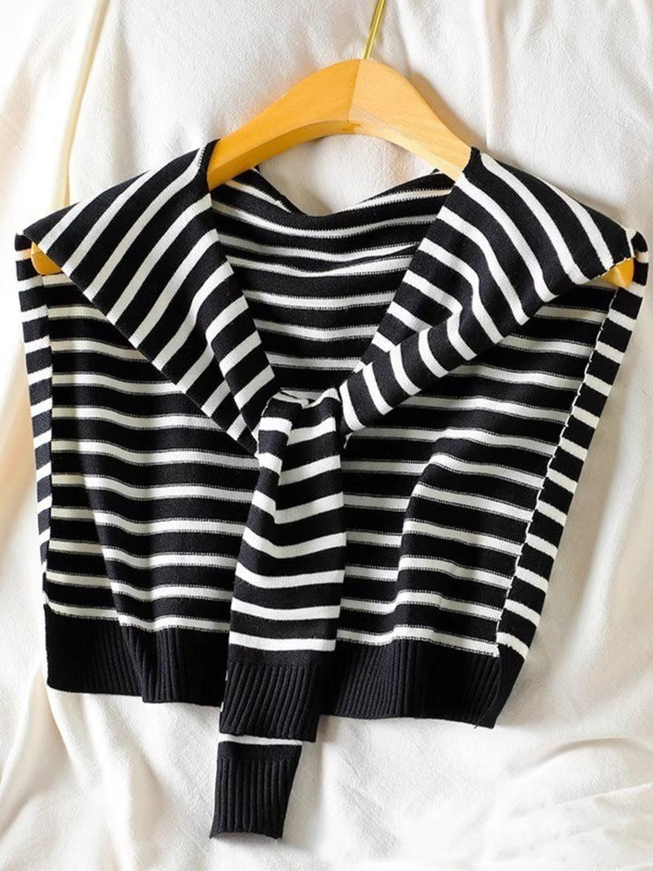 WLS Shoulder Pad Waistcoat Wool Scarf