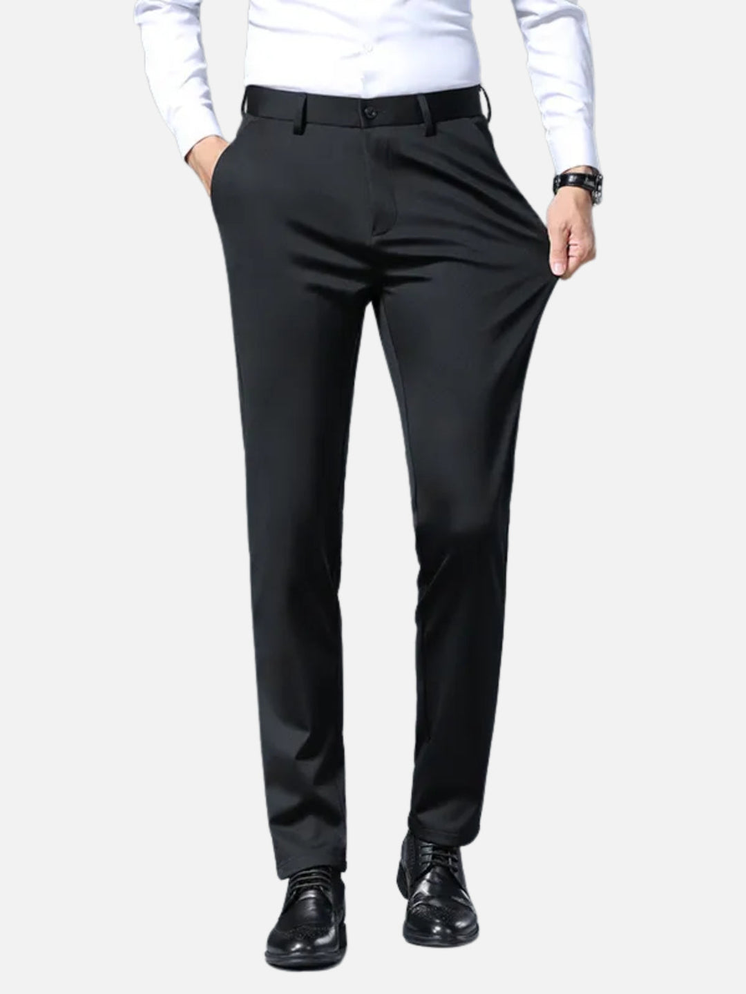 FlexDrape No-Iron 4-way Stretch Suit Trousers