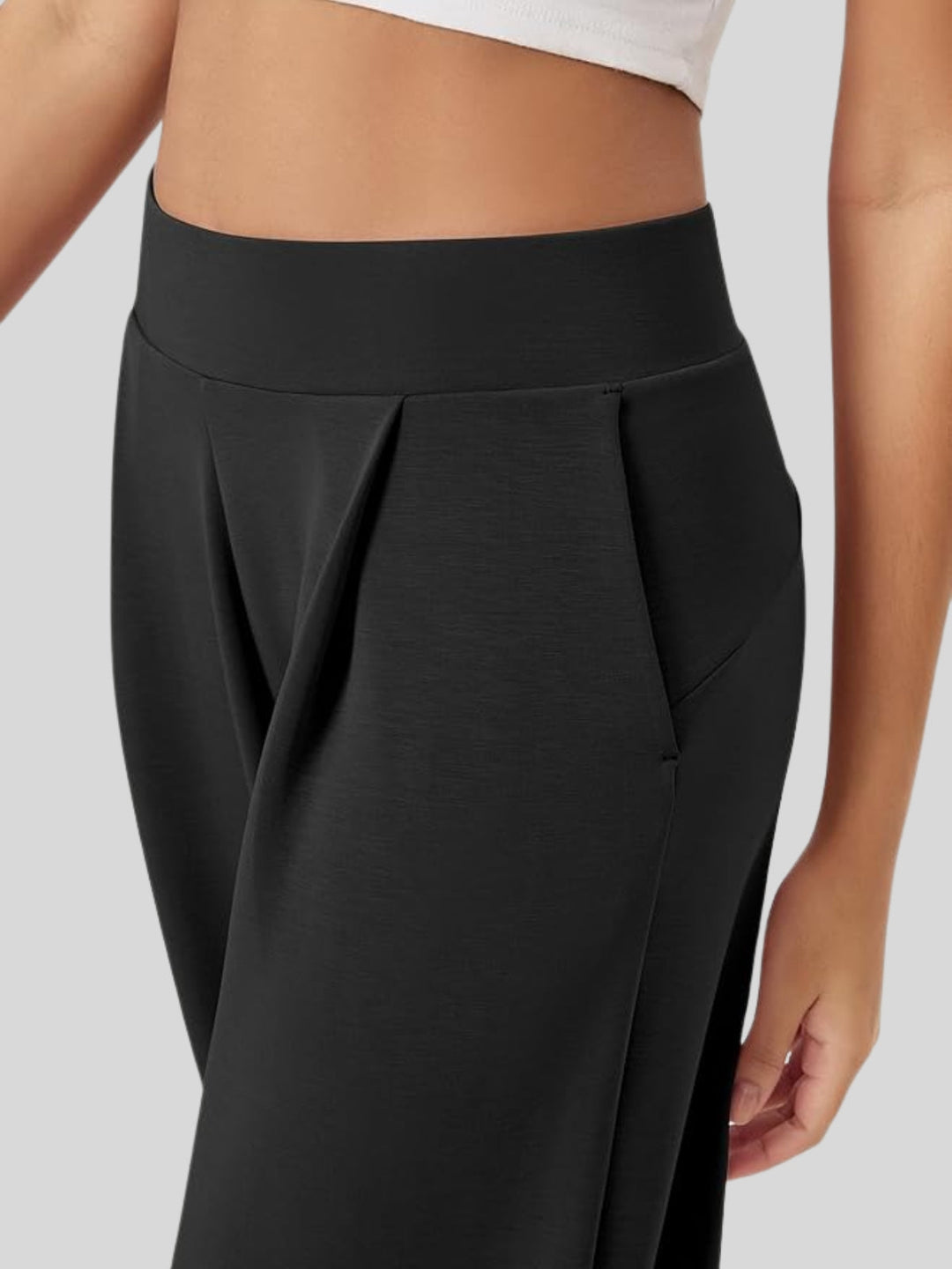 WLS Modal Blend Wide-Leg Trousers