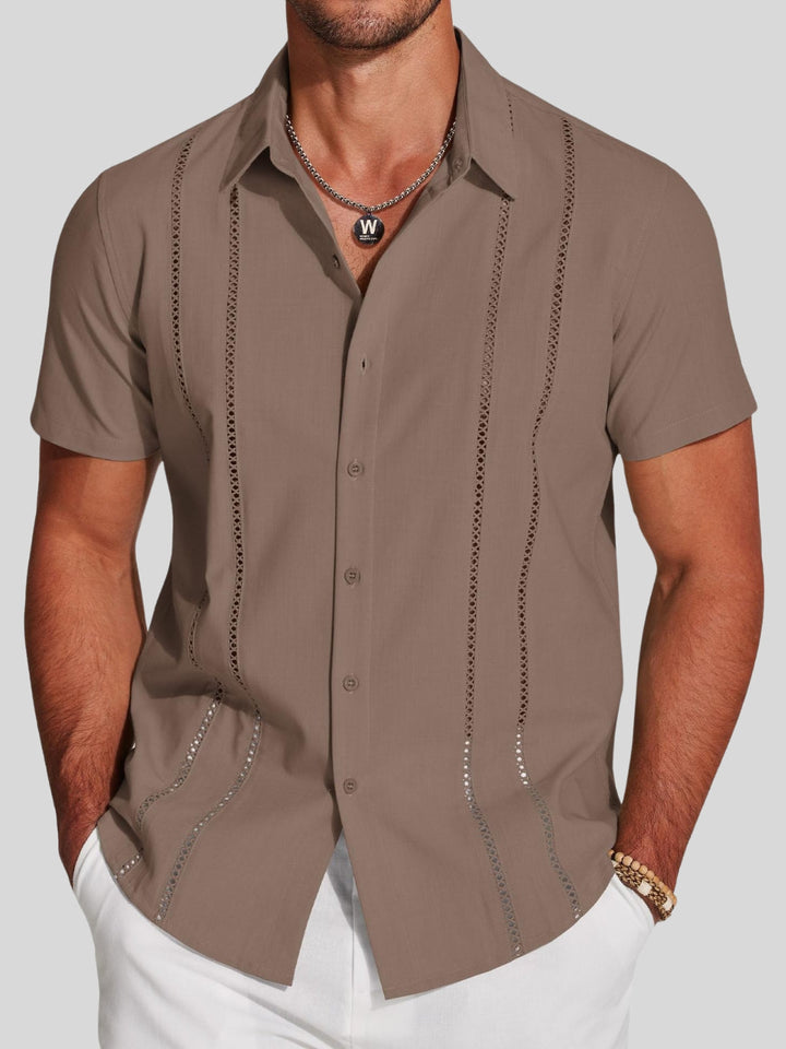 Summer Cuban Guayabera Shirt