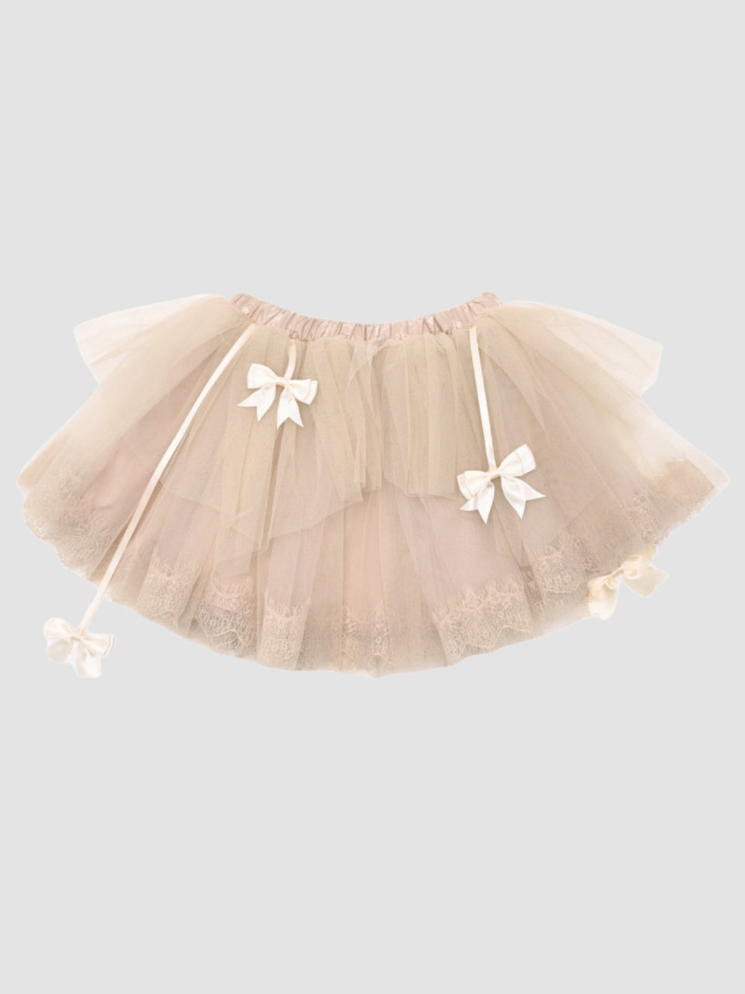 WLS Steampunk Maillard Irregular Line Trailing Dress