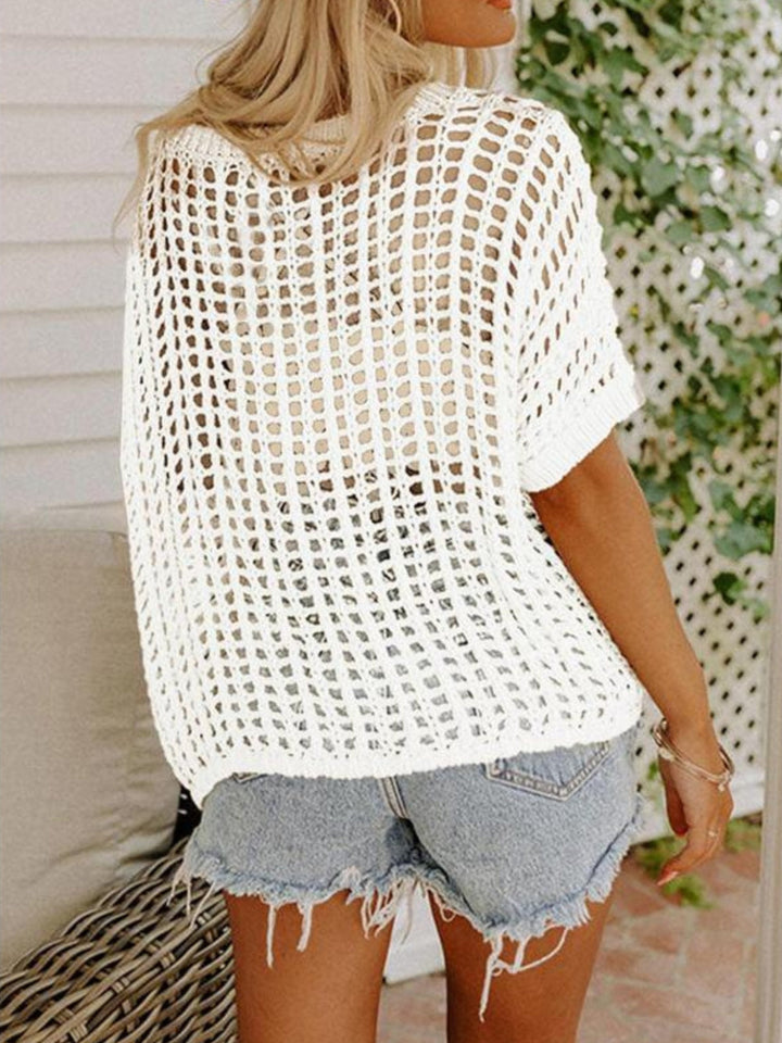 Coastal Breeze Knit Cover-Up