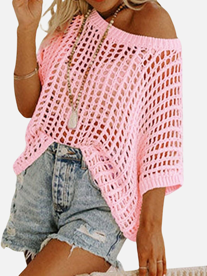 Coastal Breeze Knit Cover-Up