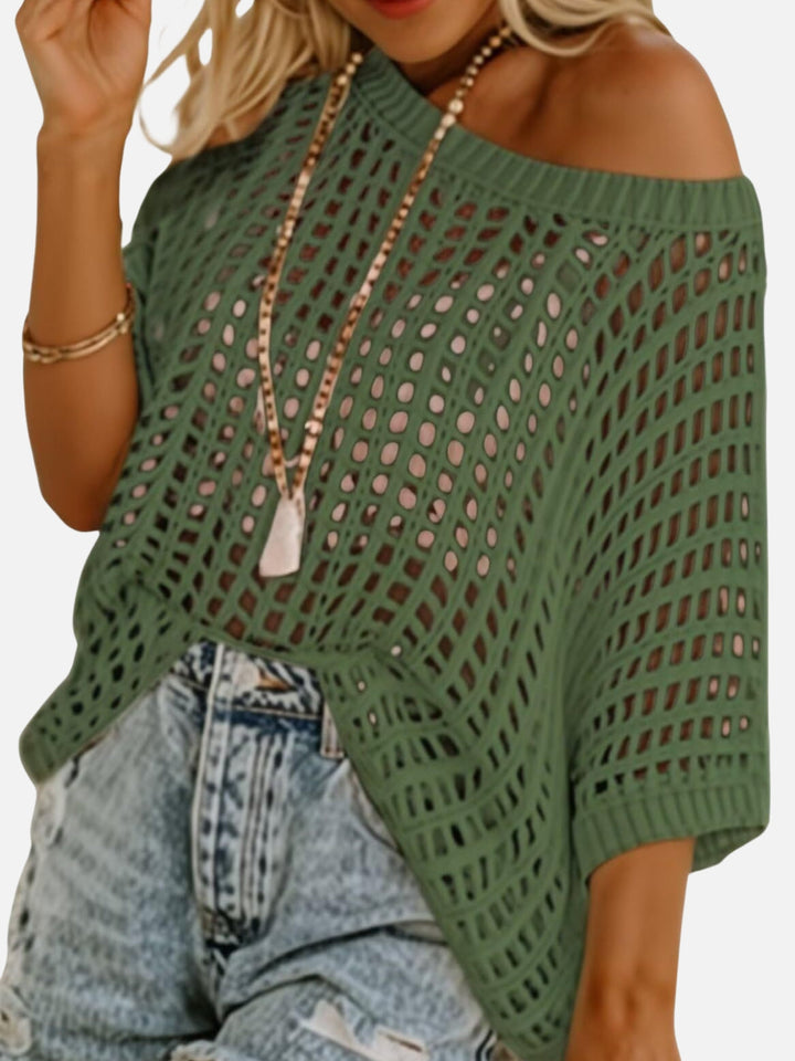 Coastal Breeze Knit Cover-Up