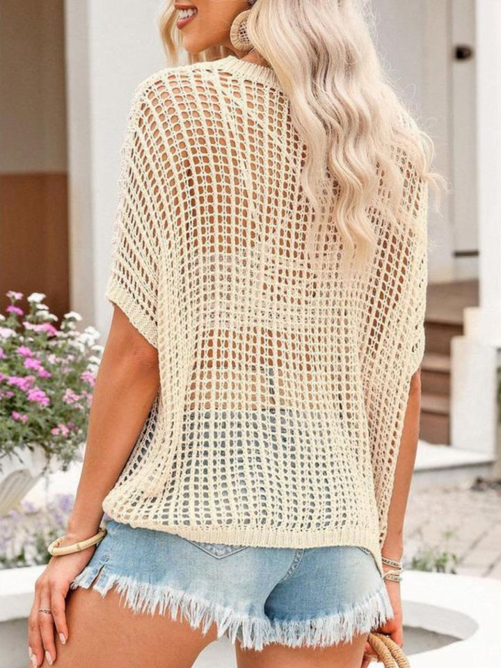 Coastal Breeze Knit Cover-Up