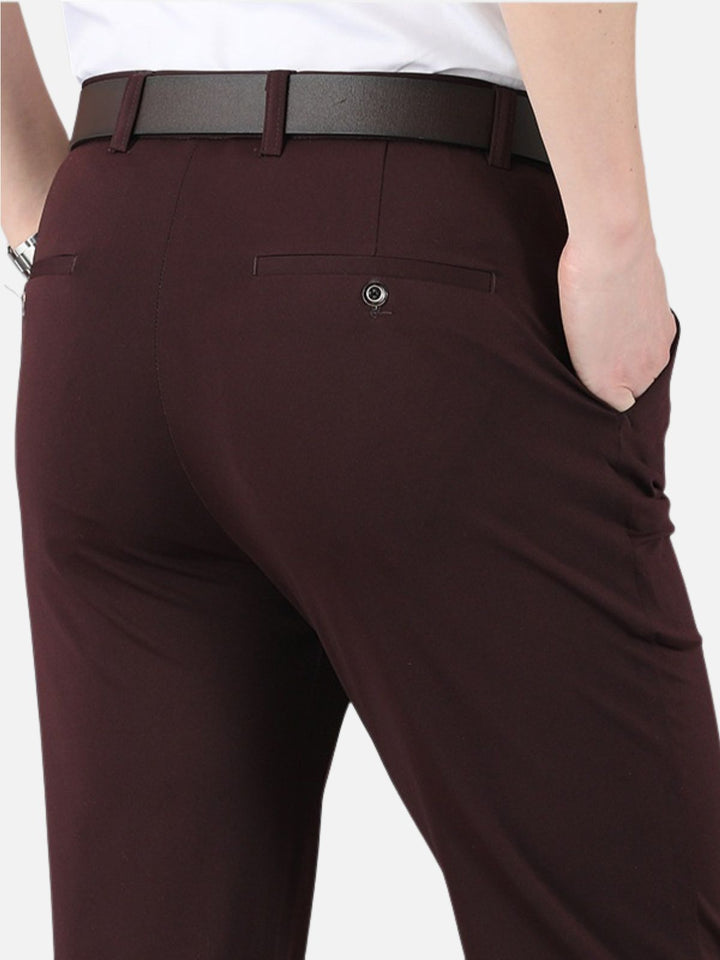 Non-Iron Casual Stretch Dress Trousers