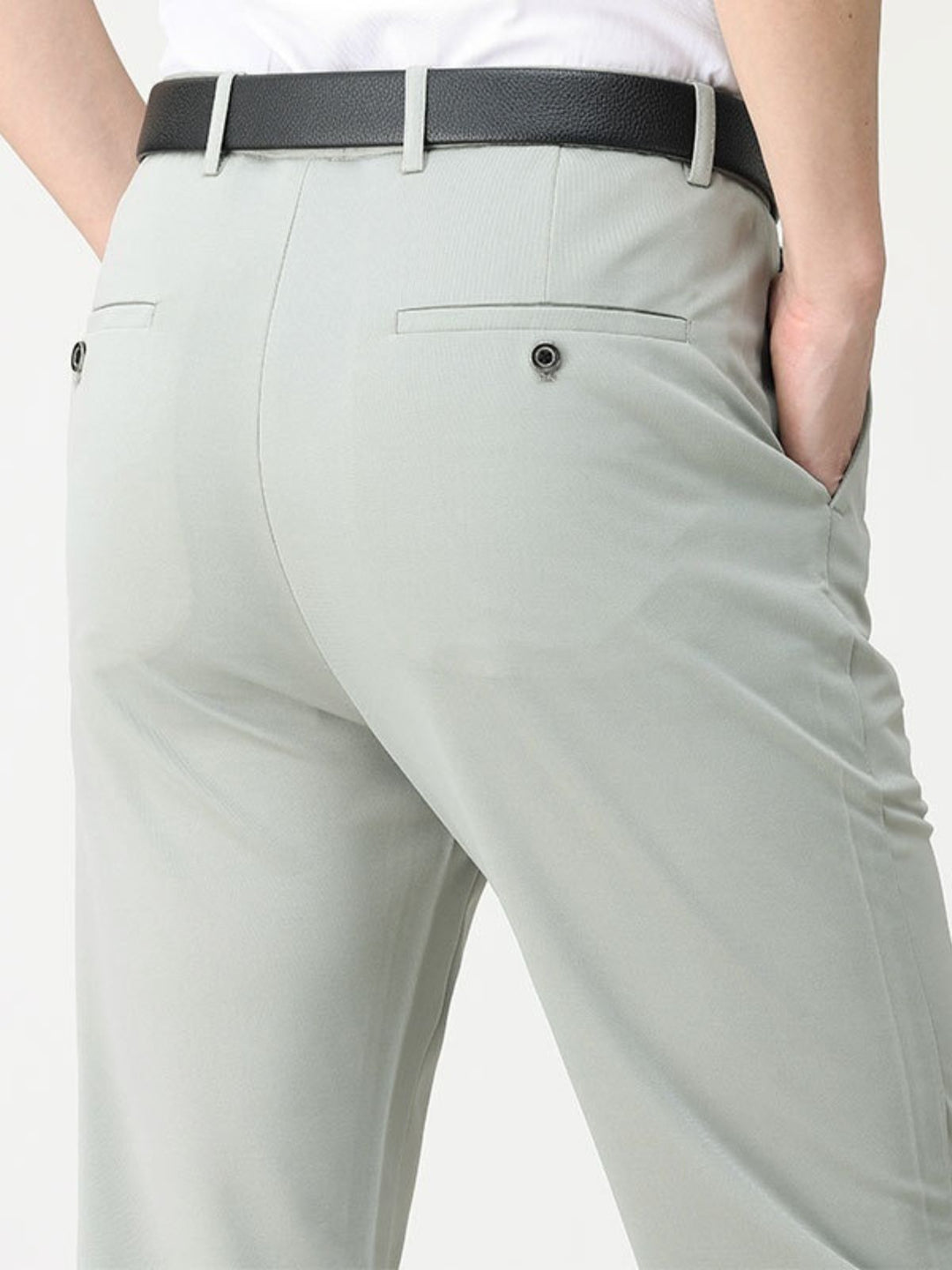 Non-Iron Casual Stretch Dress Trousers