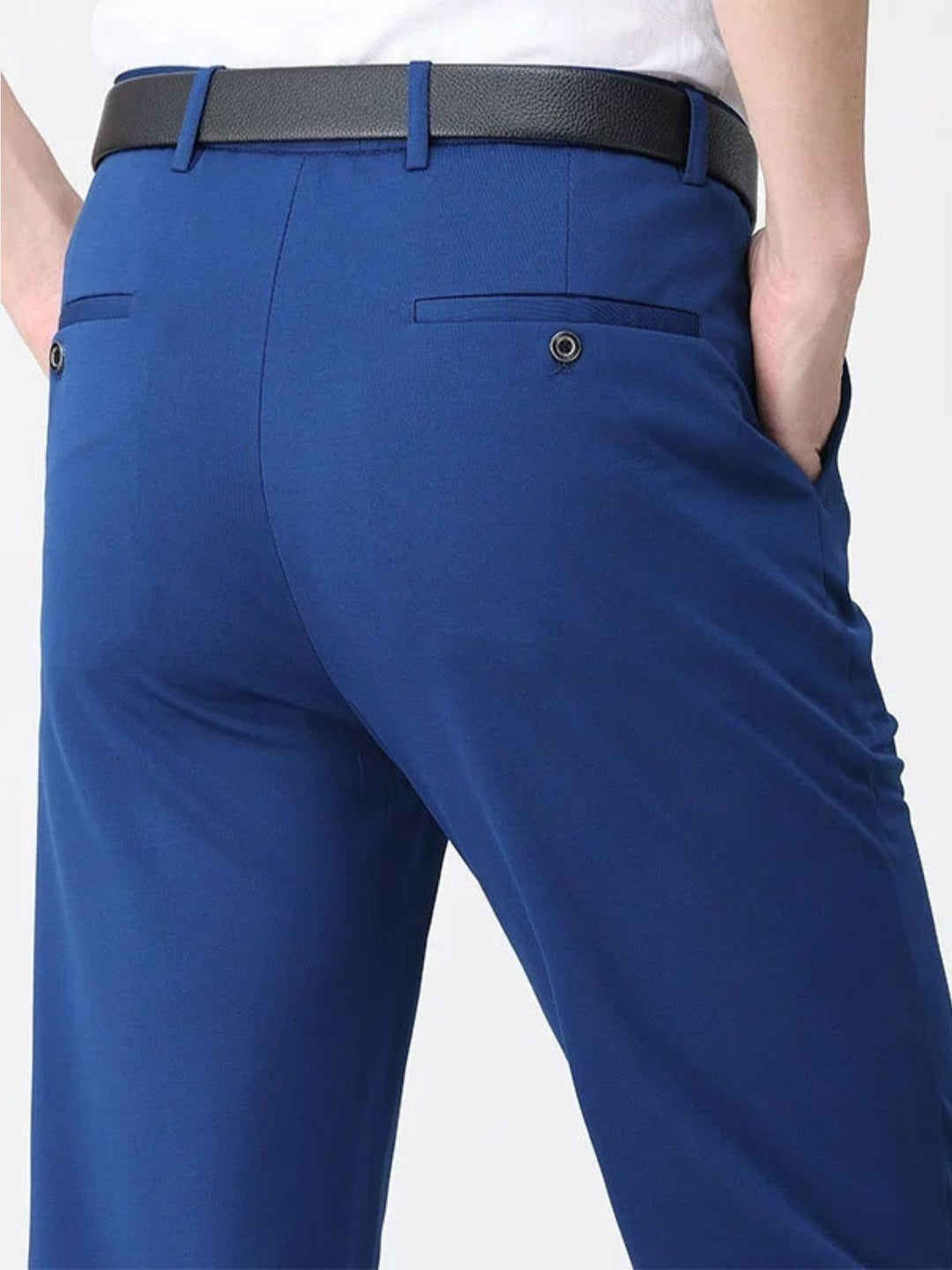 Non-Iron Casual Stretch Dress Trousers